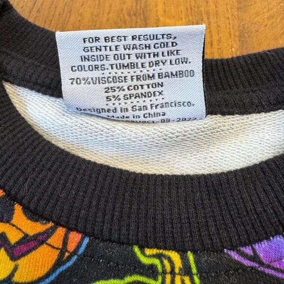 BUMS & ROSES Pumpkin Sweater Baby 12-18 M NEW Bamboo Glow Hard or Glow Home NWT - Picture 5 of 7